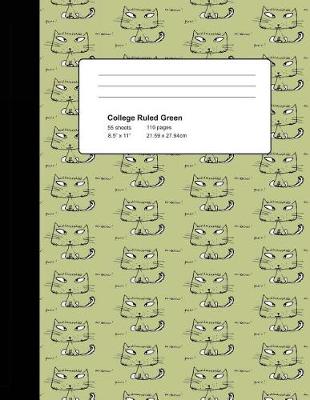 Book cover for College Ruled Green