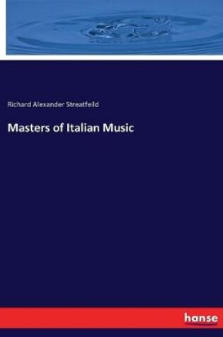 Cover of Masters of Italian Music