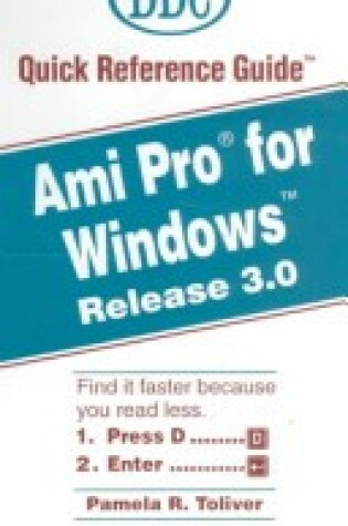 Cover of Amipro for Windows 3