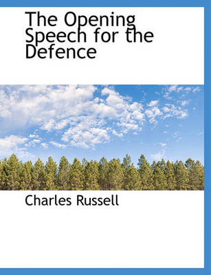 Book cover for The Opening Speech for the Defence