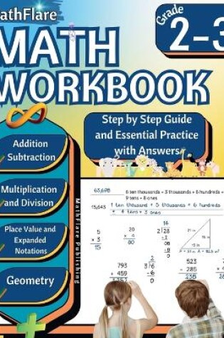 Cover of MathFlare - Math Workbook 2nd and 3rd Grade