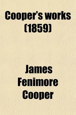 Book cover for Cooper's Works (Volume 13)