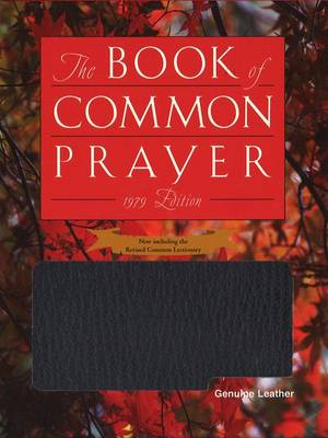 Cover of Book of Common Prayer Personal Genuine Leather Black