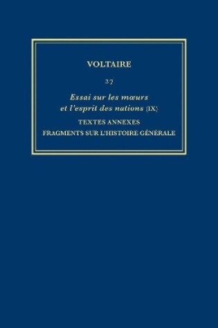 Cover of Complete Works of Voltaire 27