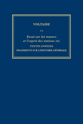 Book cover for Complete Works of Voltaire 27