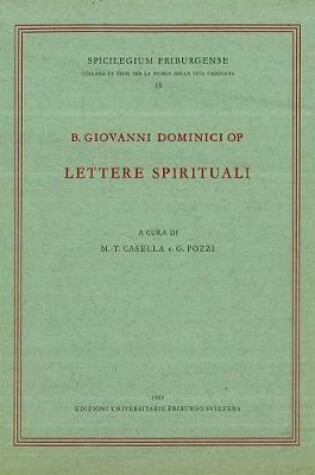 Cover of Lettere Spirituali