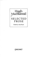 Book cover for Selected Prose