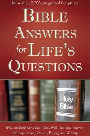 Cover of Bible Answers for Life's Questions