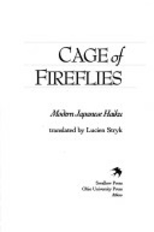 Cover of Cage of Fireflies