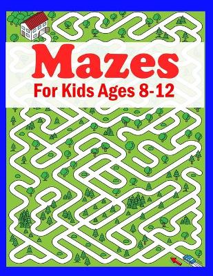 Book cover for Mazes For Kids Ages 8-12