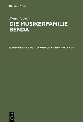 Book cover for Franz Benda Und Seine Nachkommen