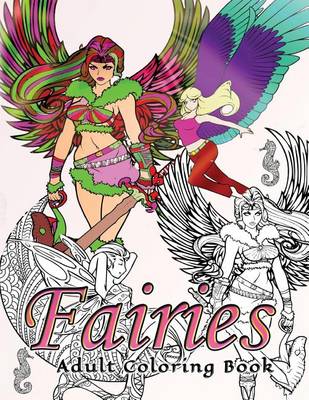 Book cover for Fairies Adult Coloring Book