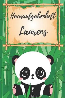 Book cover for Hausaufgabenheft Laurens