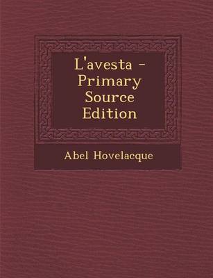 Book cover for L'Avesta - Primary Source Edition