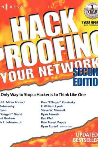 Cover of Hack Proofing Your Network