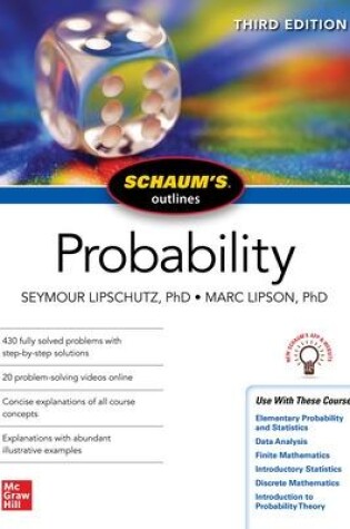 Cover of Schaum's Outline of Probability, Third Edition