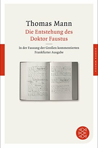 Cover of Die Entstehung des Doktor Faustus