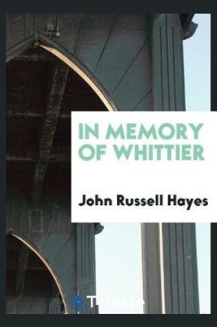 Cover of In Memory of Whittier