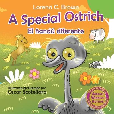 Book cover for A Special Ostrich /El ñandú diferente