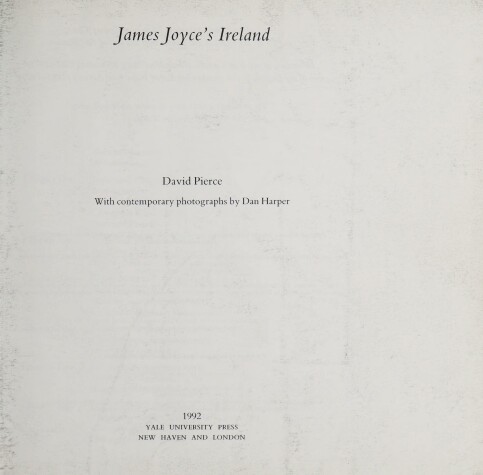 Book cover for James Joyce's Ireland