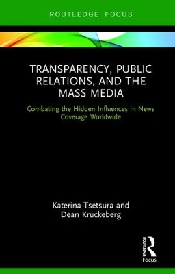 Cover of Transparency, Public Relations and the Mass Media