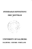 Book cover for Hyderabad Depositions