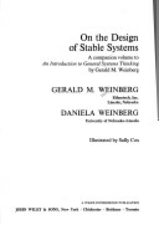 Cover of On the Design of Stable Systems