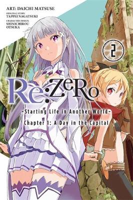 Book cover for Re:ZERO -Starting Life in Another World-, Chapter 1: A Day in the Capital, Vol. 2 (manga)