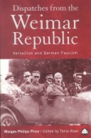 Cover of Dispatches from the Weimar Republic