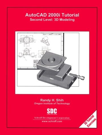 Cover of Autocad 2000i Tutorial - Second Level: 3d Modeling