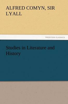 Book cover for Studies in Literature and History