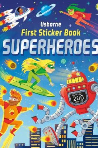 Cover of First Sticker Book Superheroes