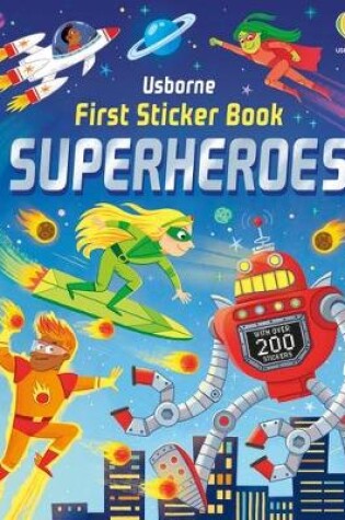 Cover of First Sticker Book Superheroes