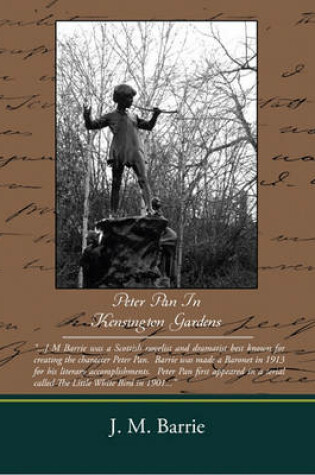 Cover of Peter Pan in Kensington Gardens (eBook)