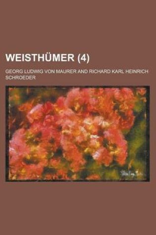 Cover of Weisthumer (4)