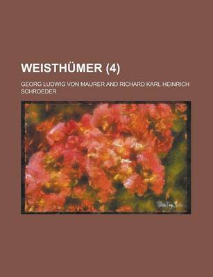 Book cover for Weisthumer (4)