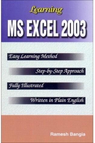 Cover of Learning Ms Excel 2003