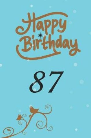 Cover of Happy birthday 87