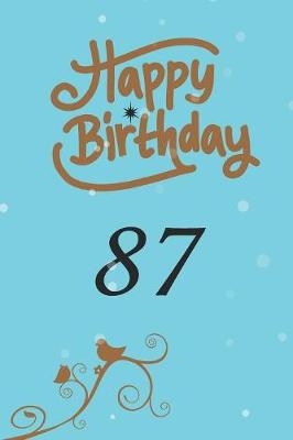 Book cover for Happy birthday 87
