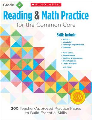 Book cover for Reading & Math Practice: Grade 2