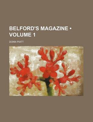 Book cover for Belford's Magazine (Volume 1)
