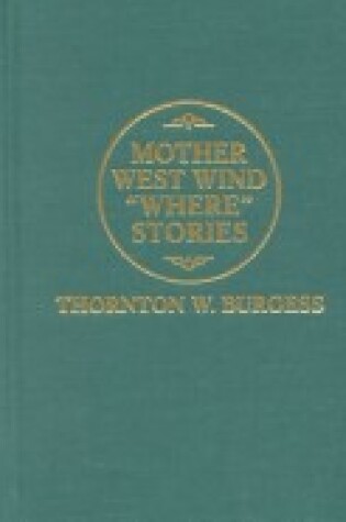 Cover of Old Mother West Wind's "Where" Stories