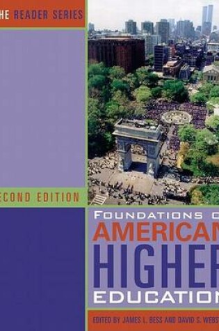 Cover of Foundations of American Higher Education