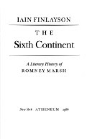 Cover of The Sixth Continent