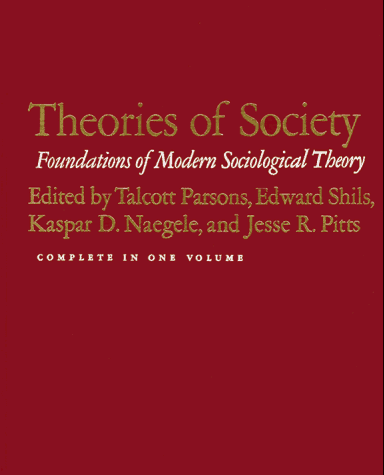 Book cover for Theories of Society
