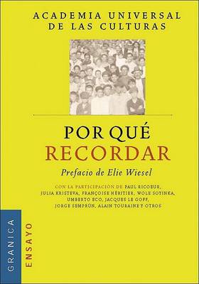 Book cover for Por Que Recordar?