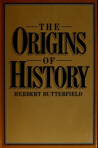 Cover of Origins of History