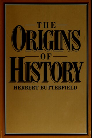 Book cover for Origins of History