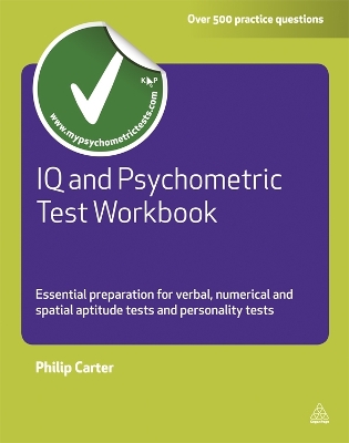 Cover of IQ and Psychometric Test Workbook