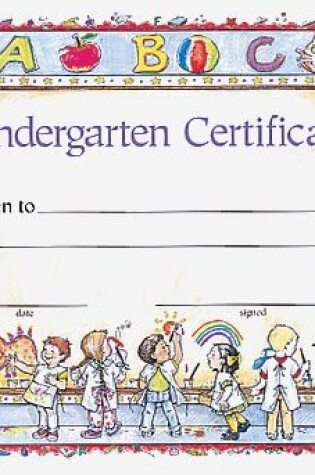 Cover of Kindergarten Certificate